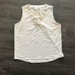 Mesh V-Neck Lululemon top. Hardly warn.